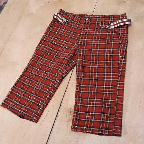 Super Low ¾ Cyber Punk 90s. Twill Pants!Vintage! - Picture 3 of 10